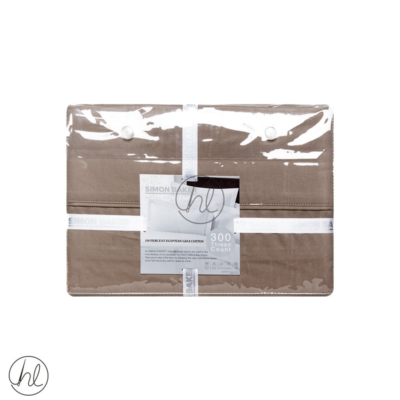 Egyptian Giza Cotton Standard Pillow Cases 300T Mocha King