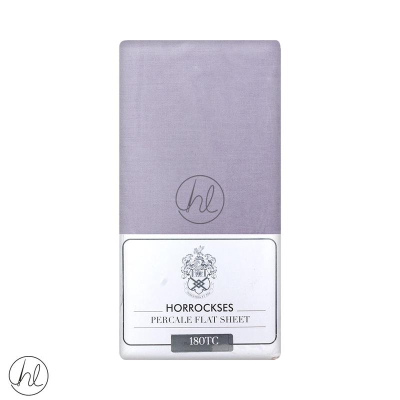 Horrockses Flat Sheet 180T Grey 3/4