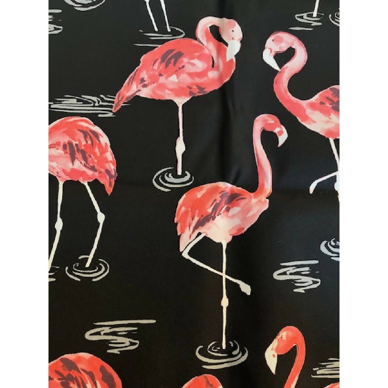 Indoor/Outdoor Upholstery Fabric - Oversized Flamingos