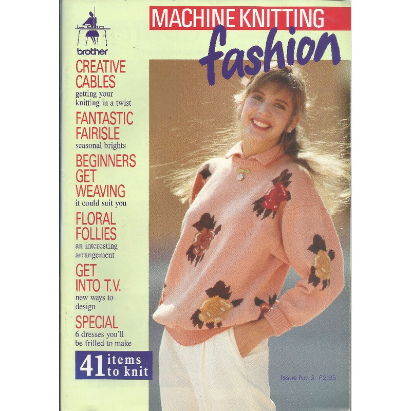 Machine Knitting Fashion Magazine by Brother; Issue #2, 41 projects; vintage