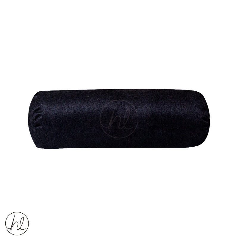 NECK ROLL PILLOW IE BLACK 20X6CM
