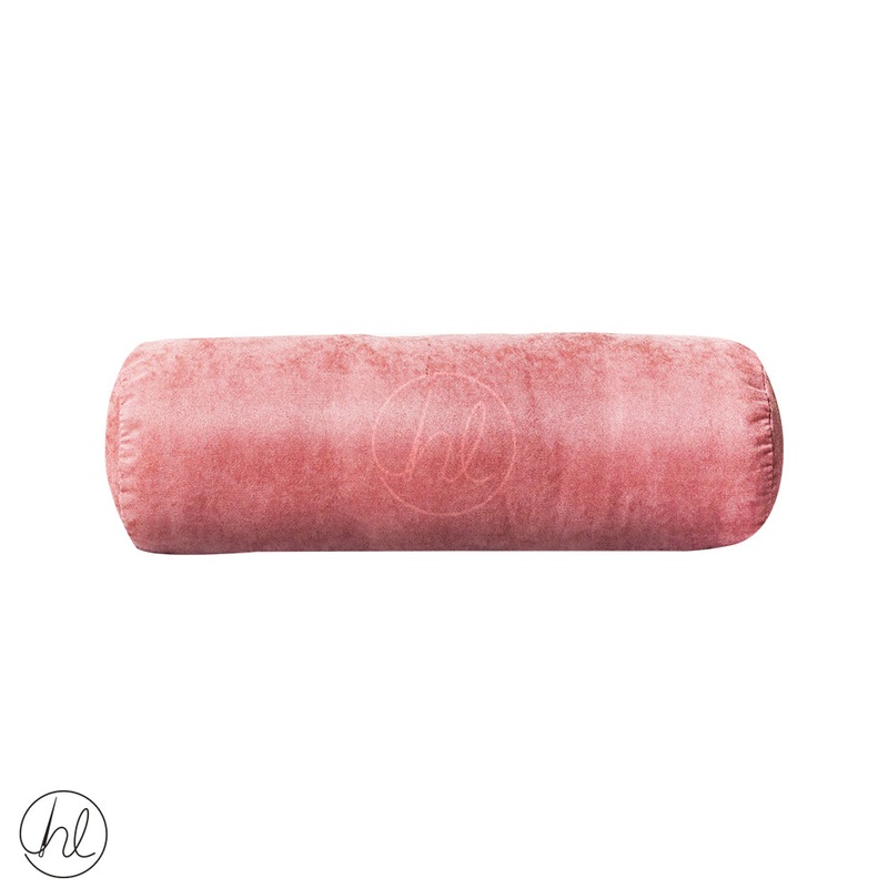NECK ROLL PILLOW IE DUSTY PINK 20X6CM