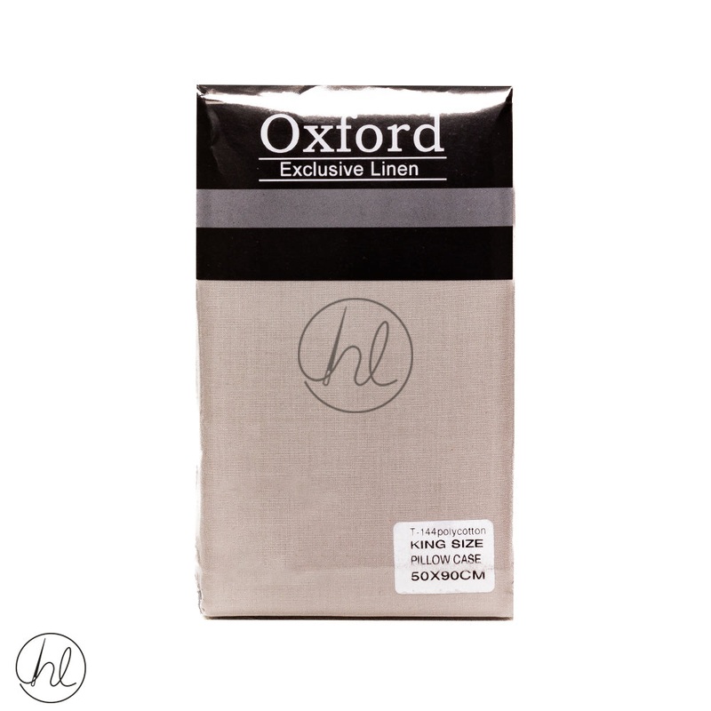 Oxford Pillow Cases King Stone 50x90cm