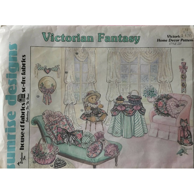 Pattern VICTORIAN FANTASY HOME DECOR