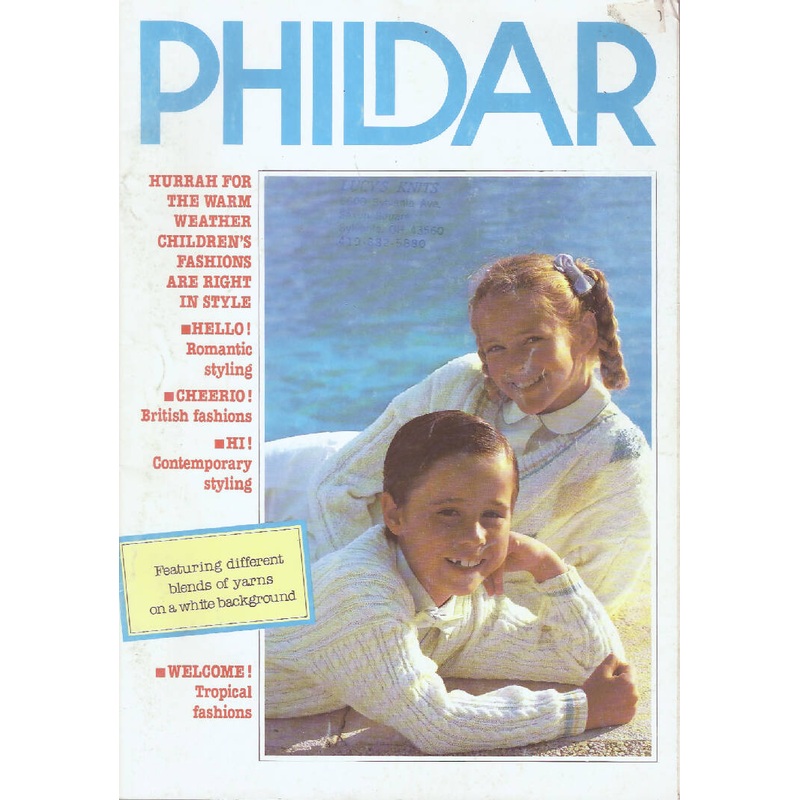 Phildar Mailles Magazine - Children Summer, Tropical Fashion 1st Trimester 1985