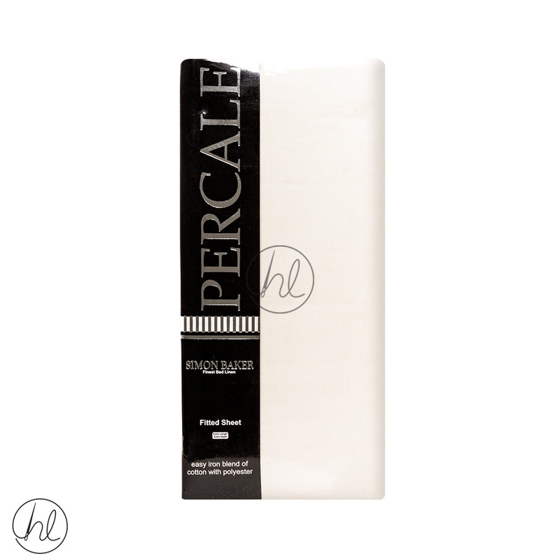 Polycotton Fitted Sheet 200T Extra Length And Depth Cream Double