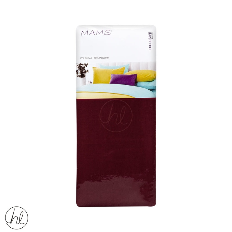 Polycotton Flat Sheet LS Maroon King