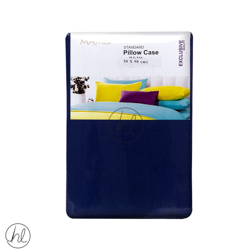 Standard King Pillow Cases LP Navy 50x90cm