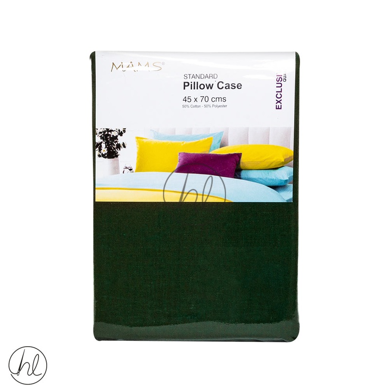 Standard Pillow Cases Bottle Green 45x70cm