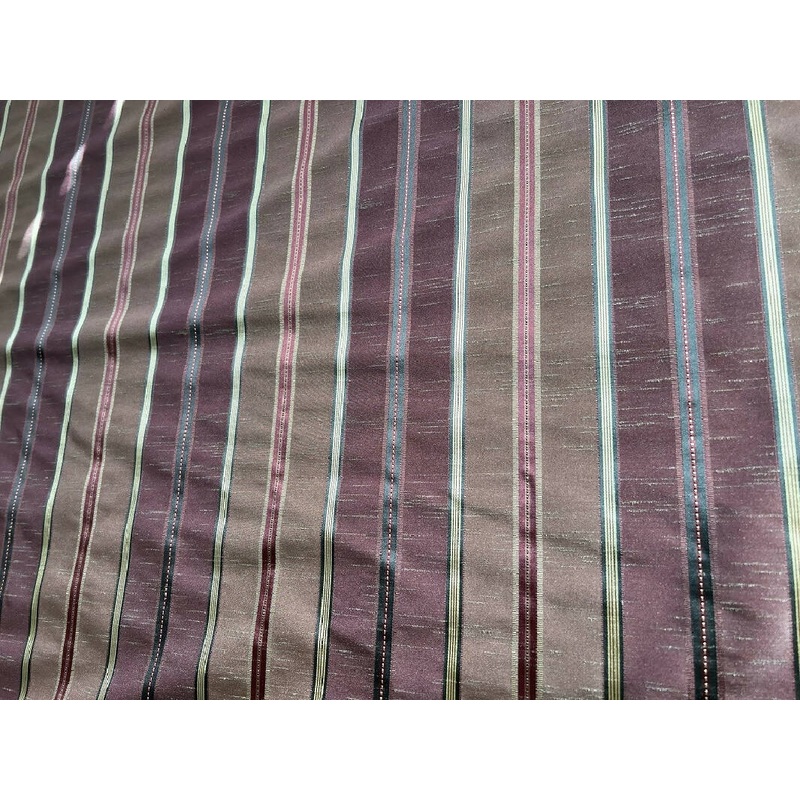 Stiped faux Silk Upholstery fabric