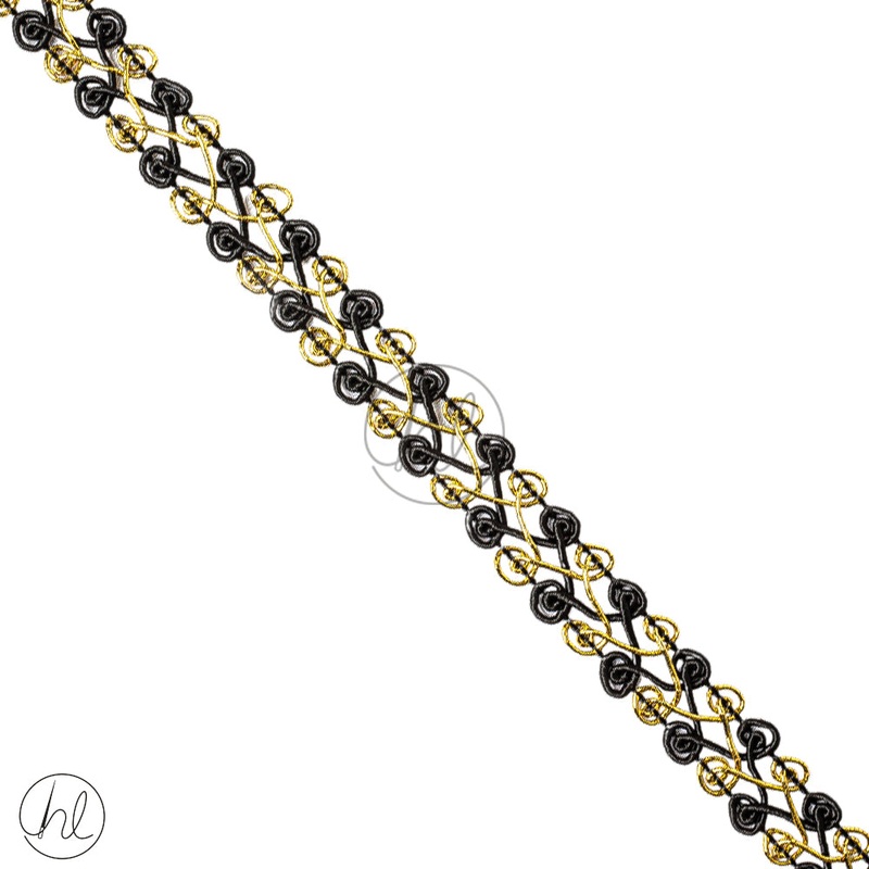 Braid Blk/Gold Free