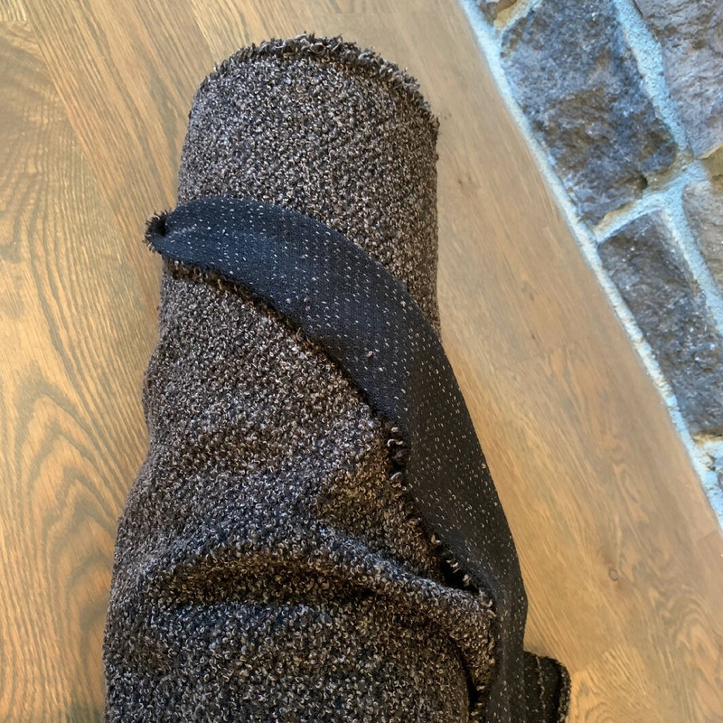 Brown Synthetic Boucle - Yardage