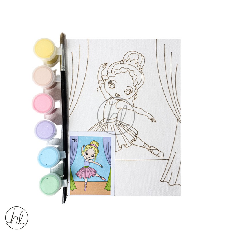 Canvas Board Prt Ballerina