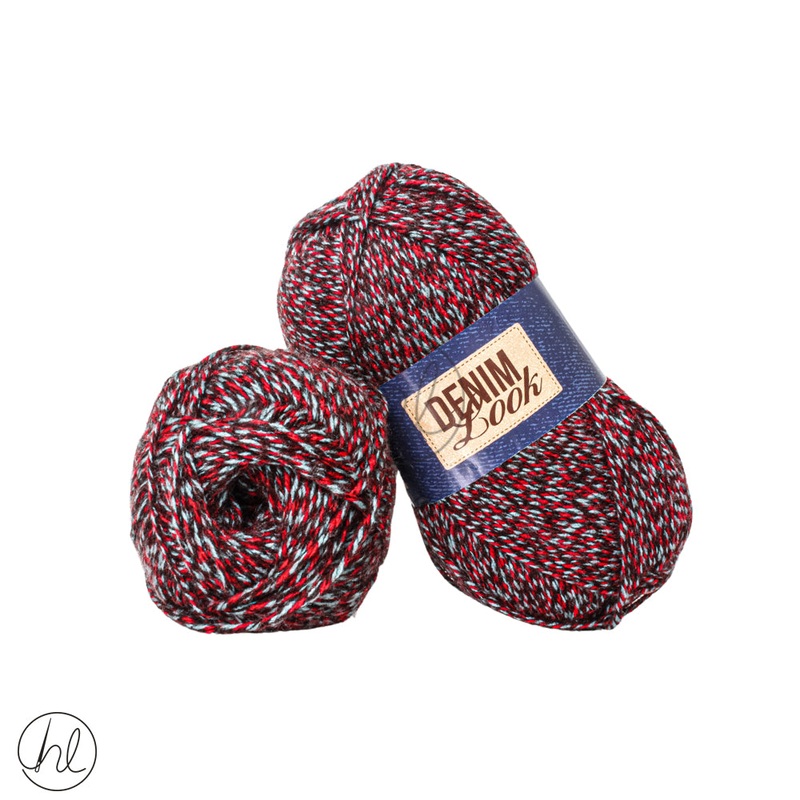 Elle Denim Look Aran 100g 25 Maroon Free