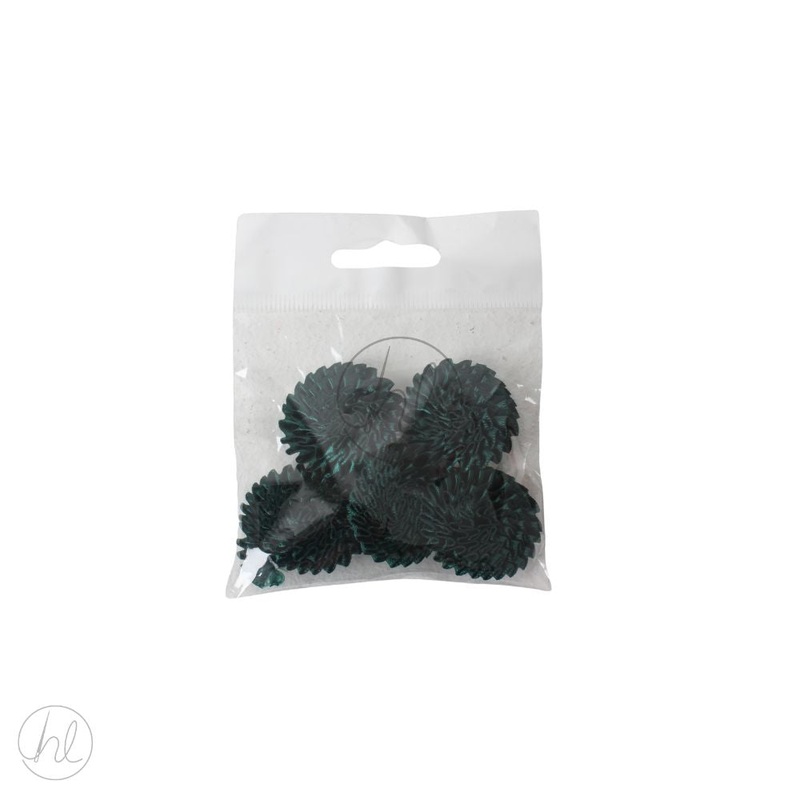 FLOWERS FANCY 5IN  BOT/GREEN FREE