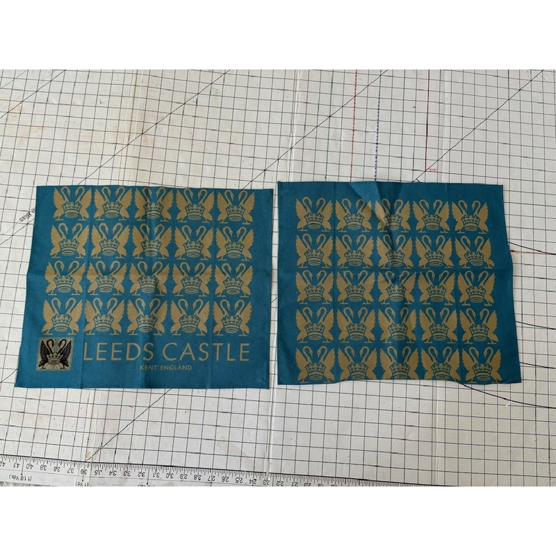 Leeds Castle pillow panels