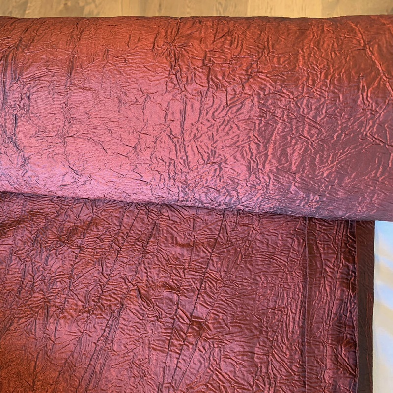 Maroon Taffeta - Yardage