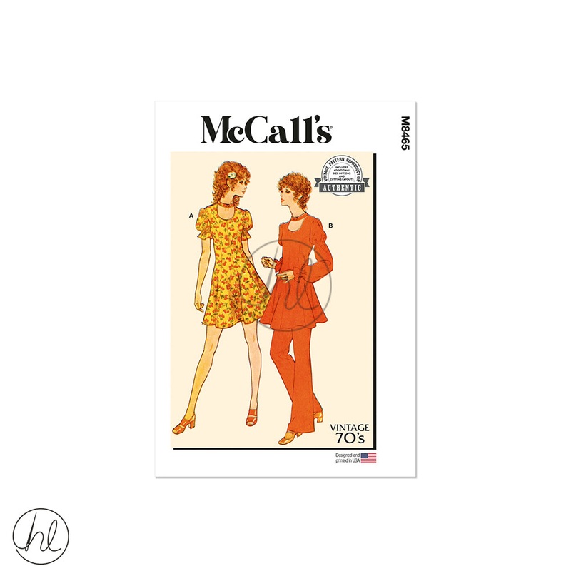 MCCALL'S PATTERN M8465