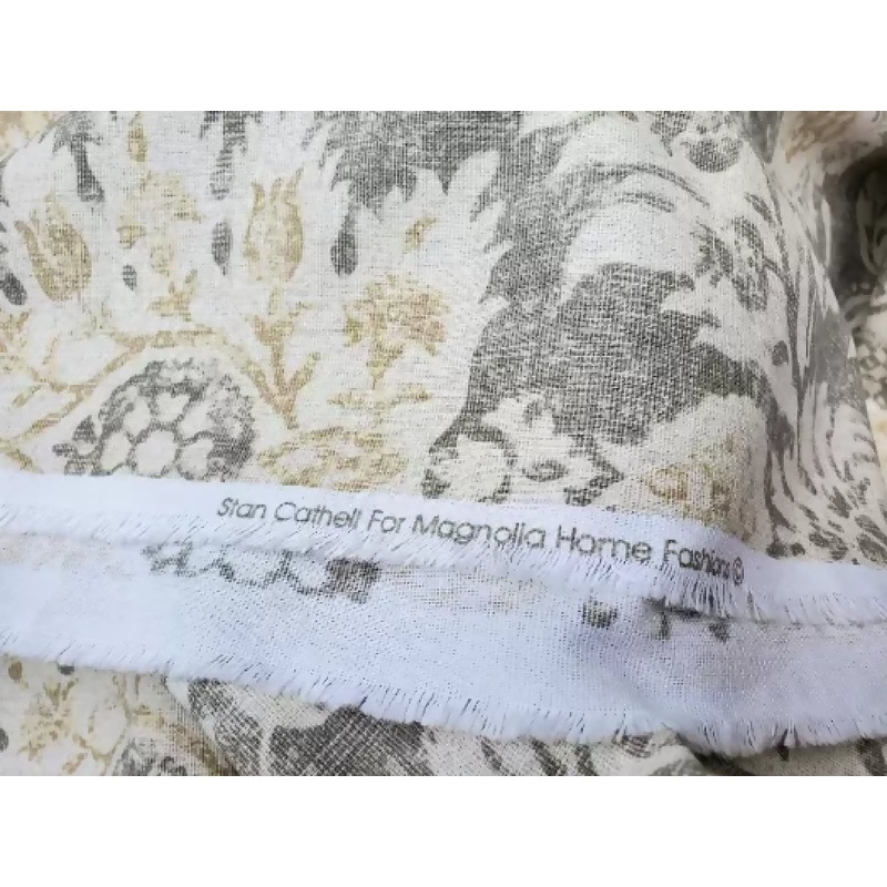Stan Cathell Cotton Home Decor Fabric Remnant