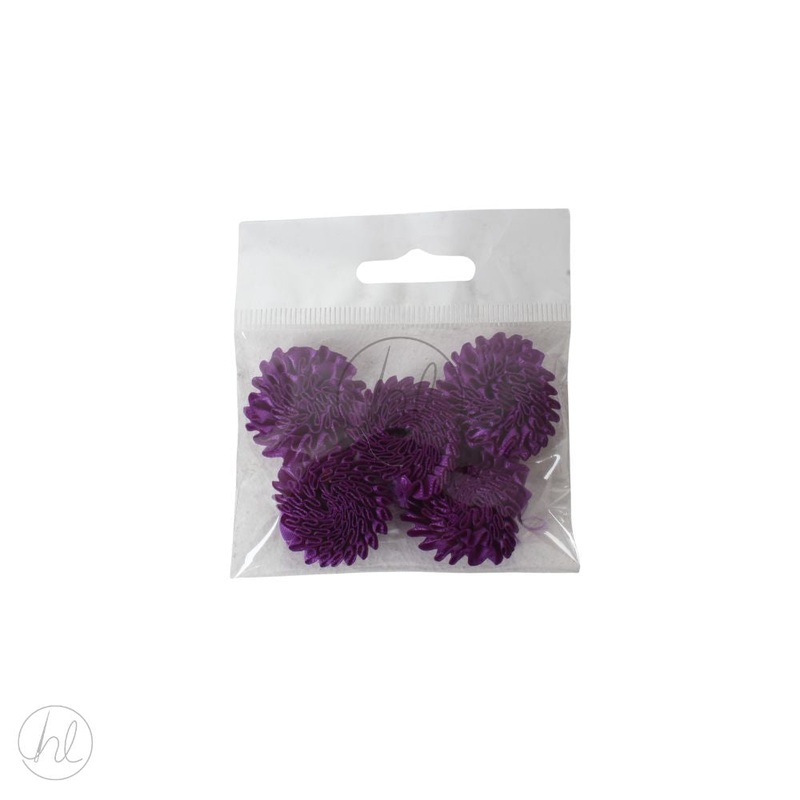 FLOWERS FANCY 5IN  D/PURPLE FREE