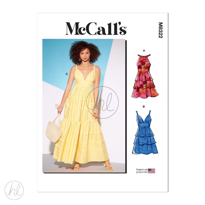 MCCALL'S PATTERN M8322
