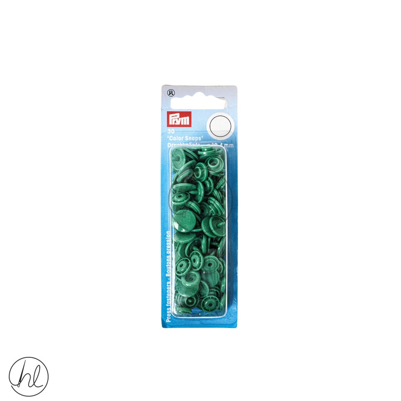Press Studs Grass Grn  Free