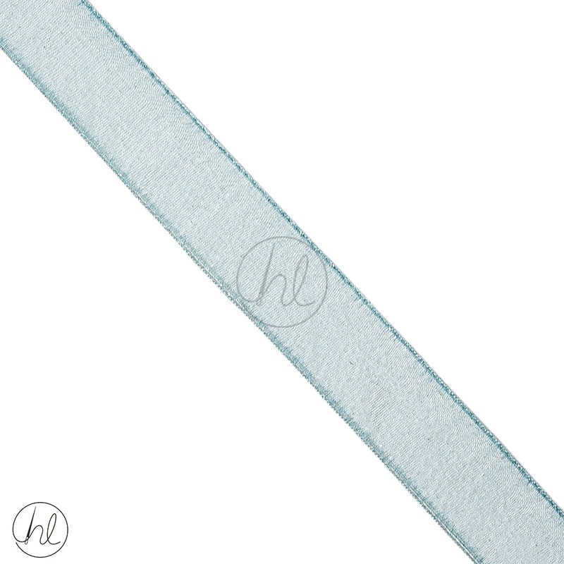 Ribbon Organza 25mm H 550 Powder/Bl Free