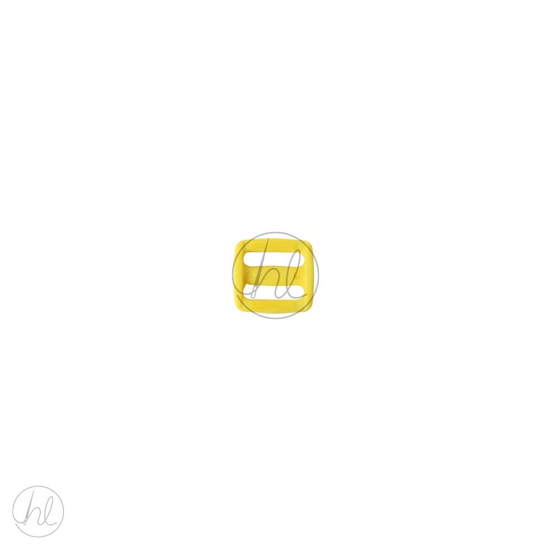 STRAP ADJUSTER YELLOW 15mm