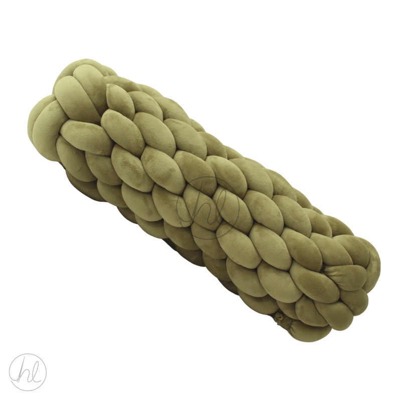 CUSHION WOVEN SAGE FREE 1