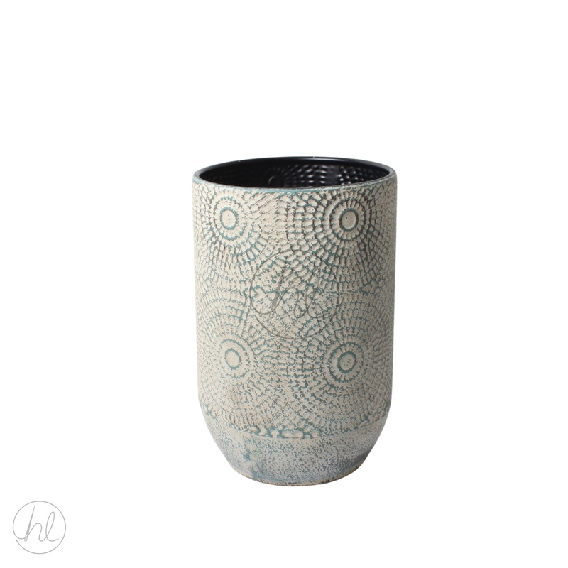 FLOWER POT TURQUISE SML 1