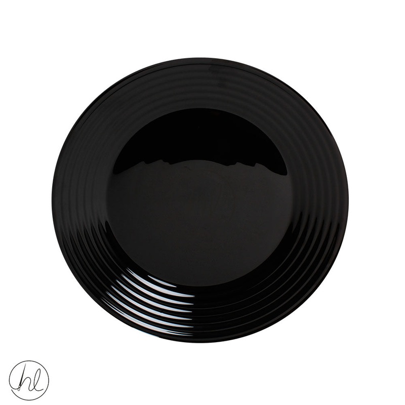 HARENA LUMINARC DINNER PLATE BLACK39889