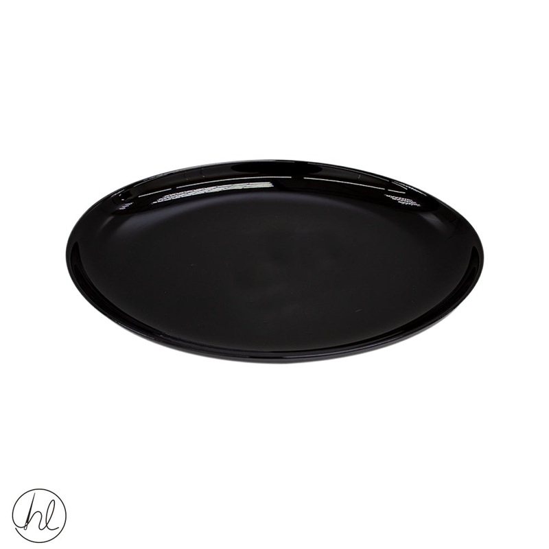 LUMINARC OVAL OPAL PLATE BLACK