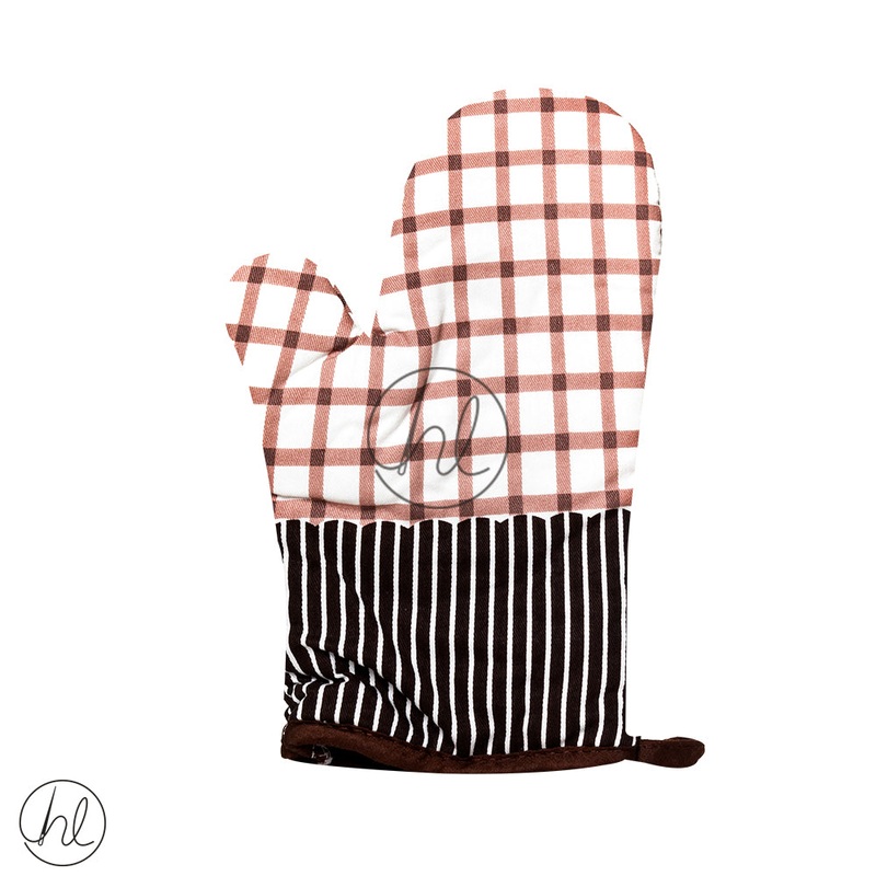 Oven Glove ABY-5249 Pink Brown