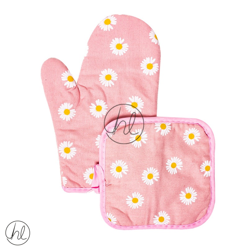 Oven Glove Set ABY-5243 Pink