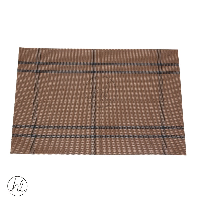 Placemats Blk/Brown