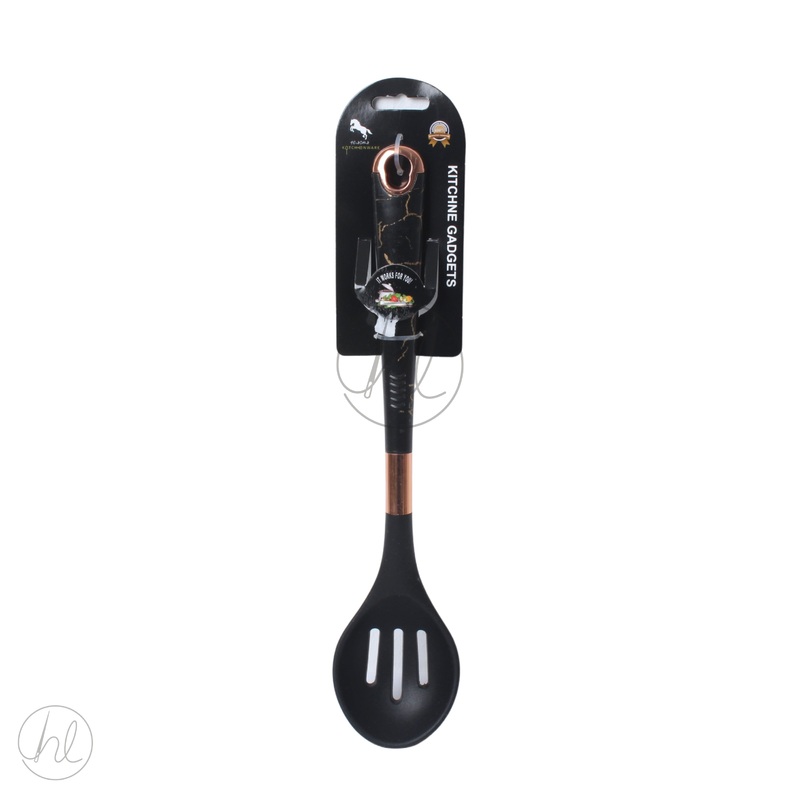 SPOON SLOTTED BLK/ROSE GLD FREE 1