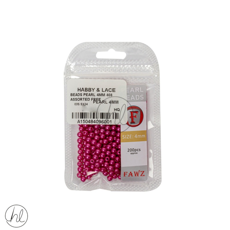 BEADS PEARL 4MMPEARL D/PINK