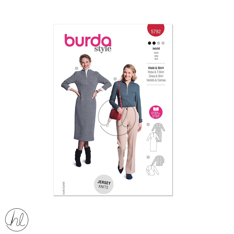 Burda Dress Red 10 - 20