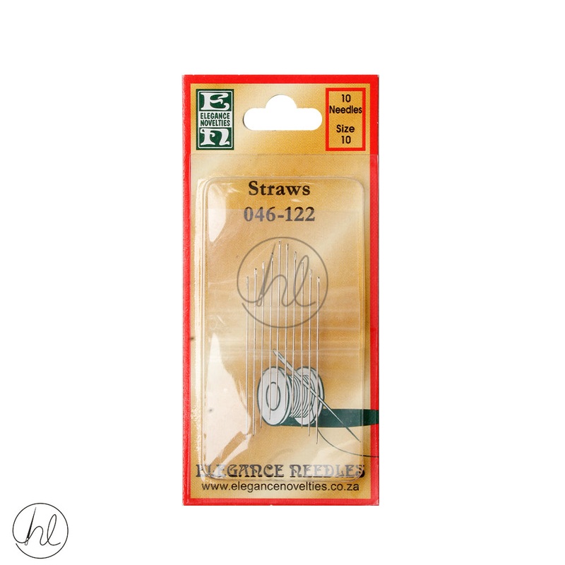 ELEGANCE NEEDLES STRAWS 046-122 SIZE 10