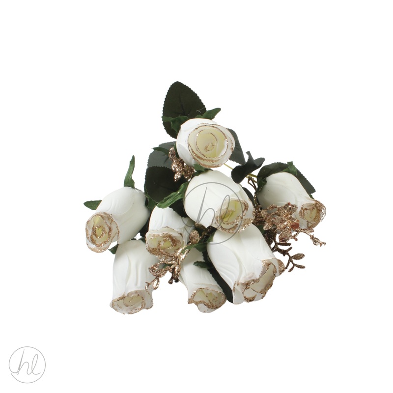 FLOWER BUNCH GOLD/WHITE FREE