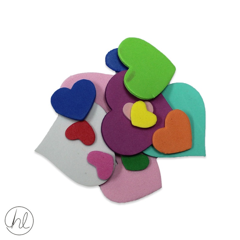 FOAM HEARTS (15 P/PACK) CB2413
