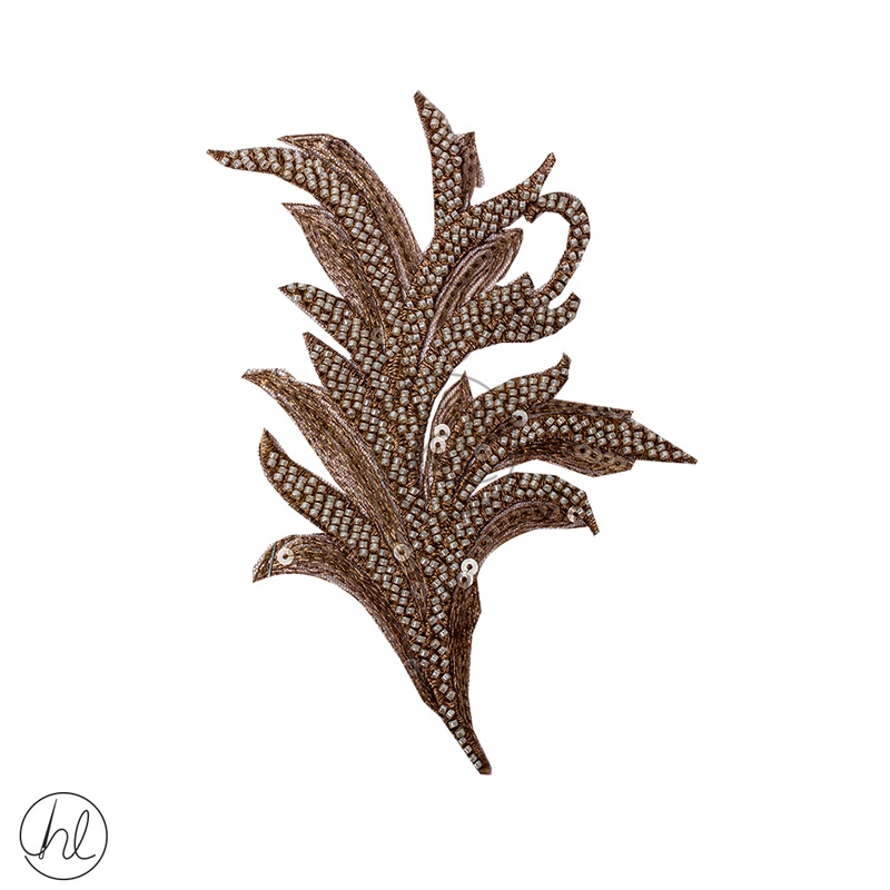 MOTIF BEADED 190X120 D/BEIGE