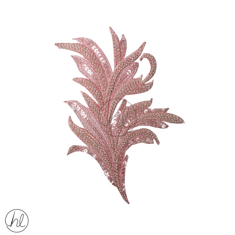 MOTIF BEADED  190X120L/PINK