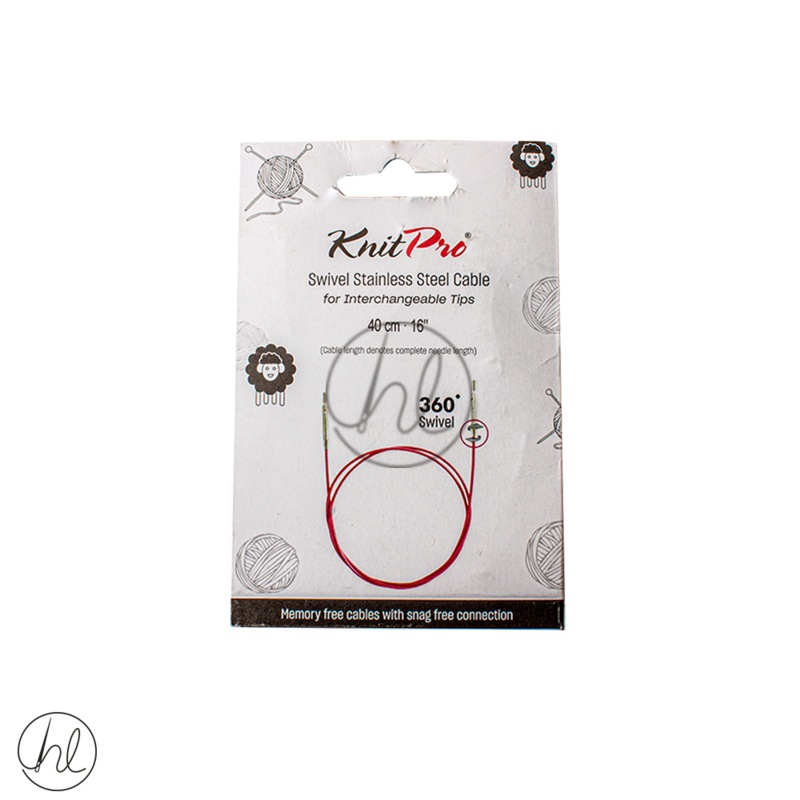 NEEDLE CABLE SWIVEL 40CM