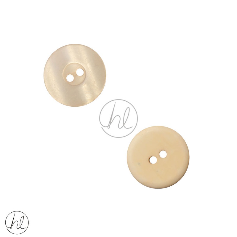 PLAIN BUTTONS 20MM CREAM 3905