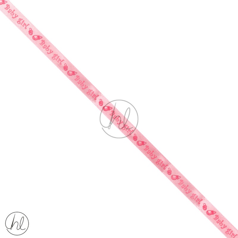 ASSORTED RIBBON BABY GIRL H8-4-29 PINK 10MM PER M