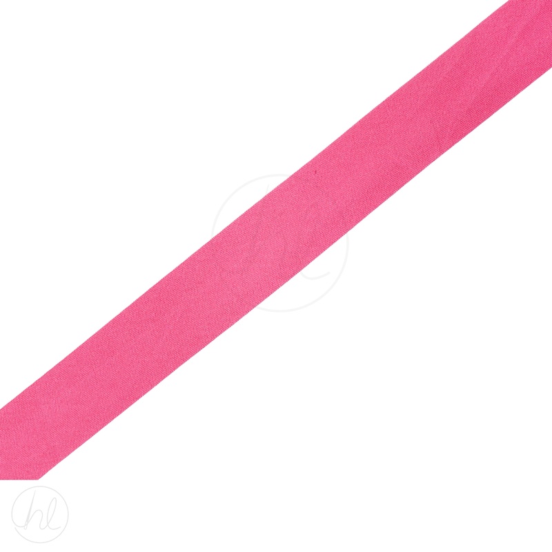 BIAS BINDING COTTON 25MM  CERISE FREE 1