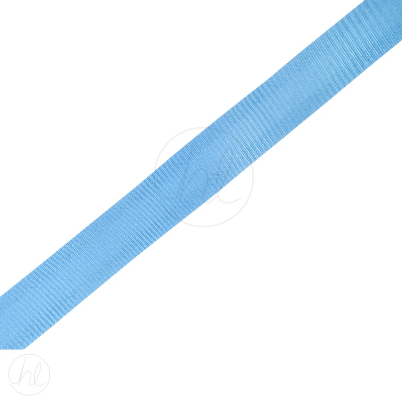 BIAS BINDING COTTON 25MM  SKY BLUE FREE 1