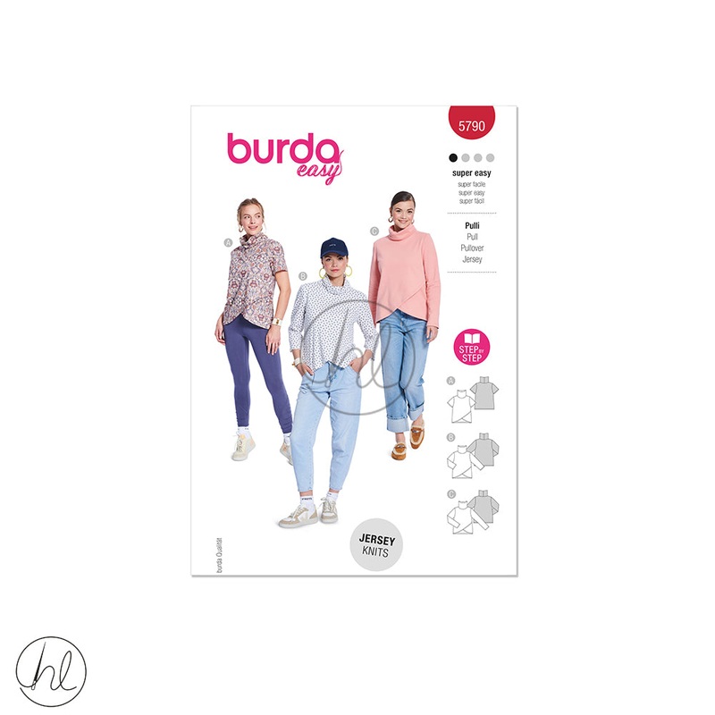 Burda Dress Red B5790