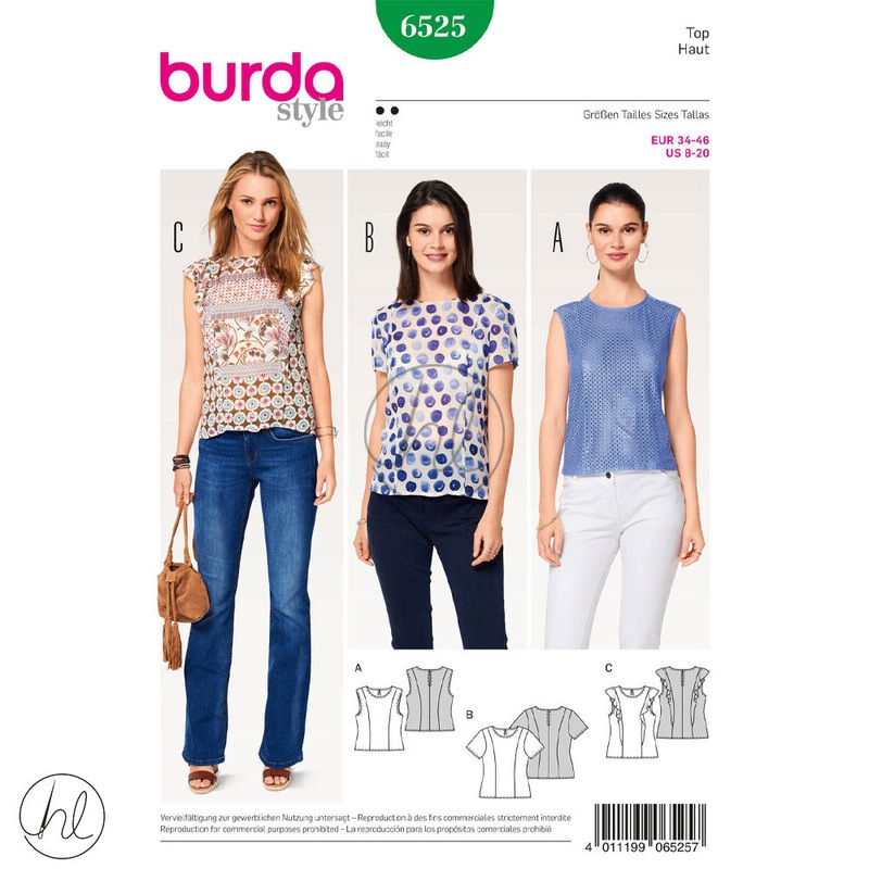 BURDA PATTERN 6525